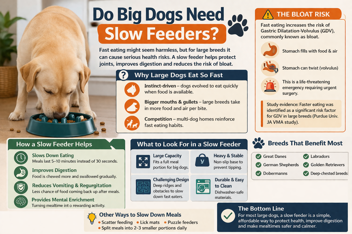 Do Big Dogs Need Slow Feeders?