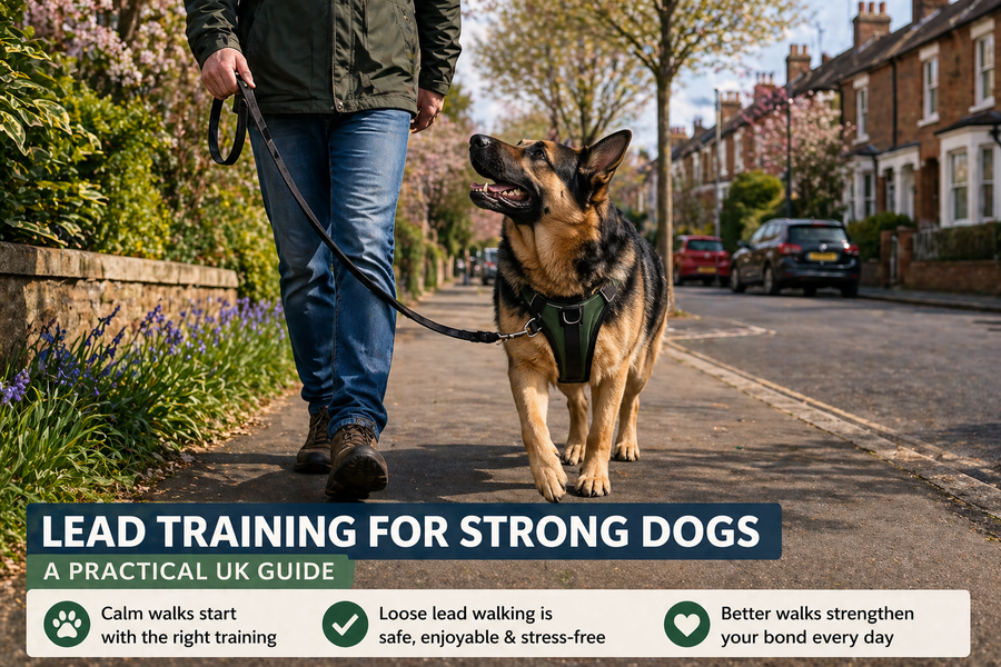 Lead Training for Strong Dogs