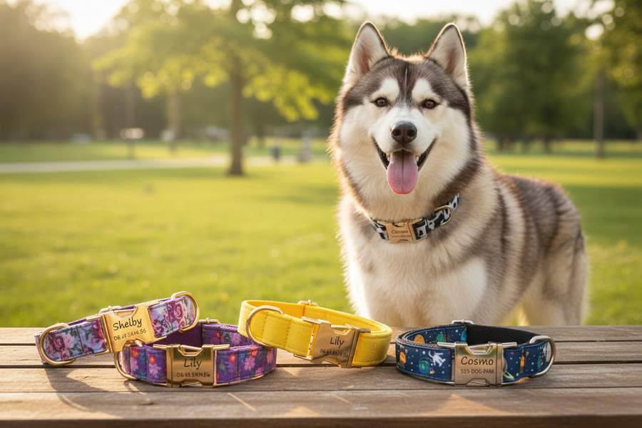 Personalised dog collar