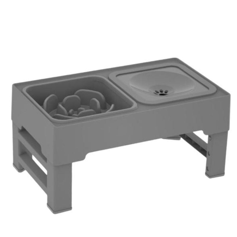 Elevated splash-proof dog bowl for large dogs - BigDog Accessories™