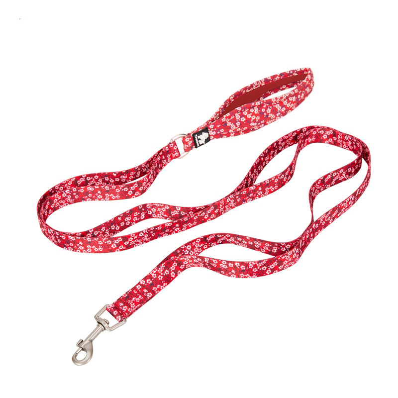 Floral dog lead for big dogs - BigDog Accessories™