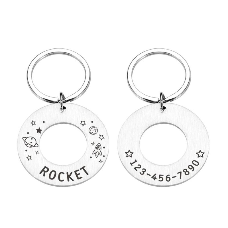Planet design dog ID tag - BigDog Accessories™