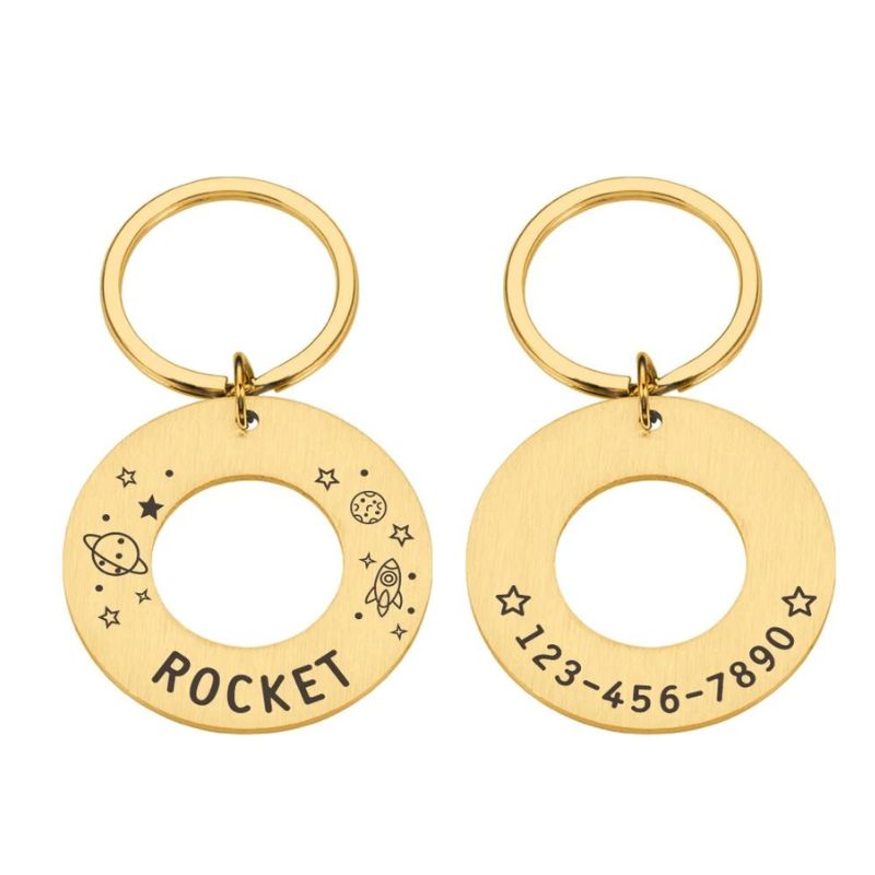 Planet design dog ID tag - BigDog Accessories™