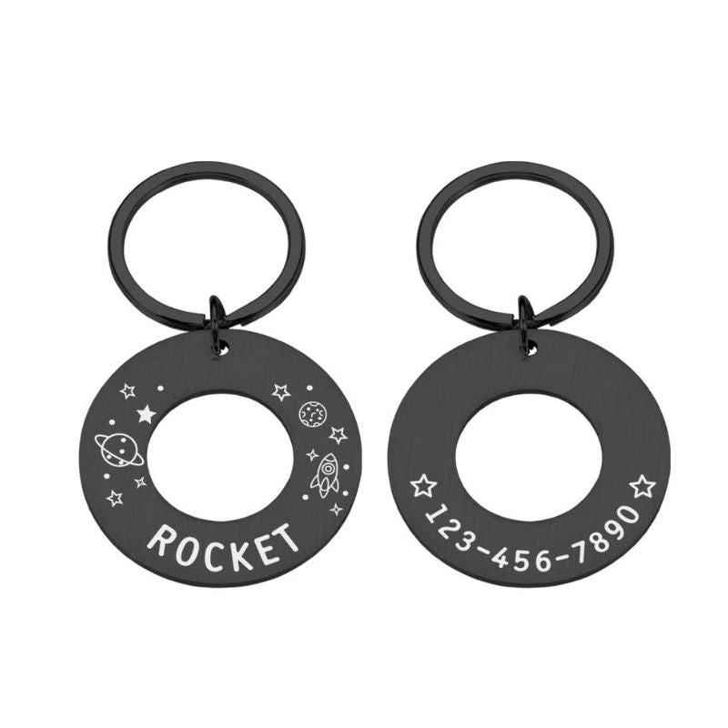 Planet design dog ID tag - BigDog Accessories™