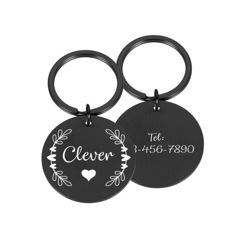 Small Heart-Shaped Dog ID Tag - BigDog Accessories™