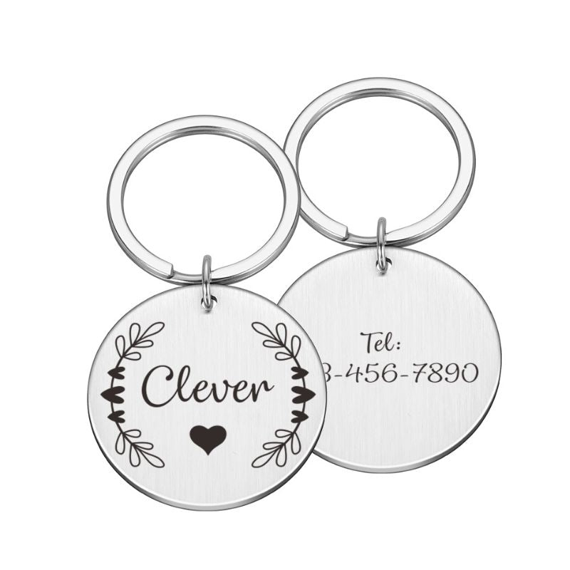 Small Heart-Shaped Dog ID Tag - BigDog Accessories™