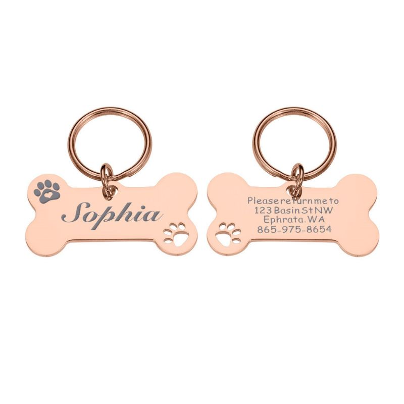 Bone-shaped dog ID tag - BigDog Accessories™