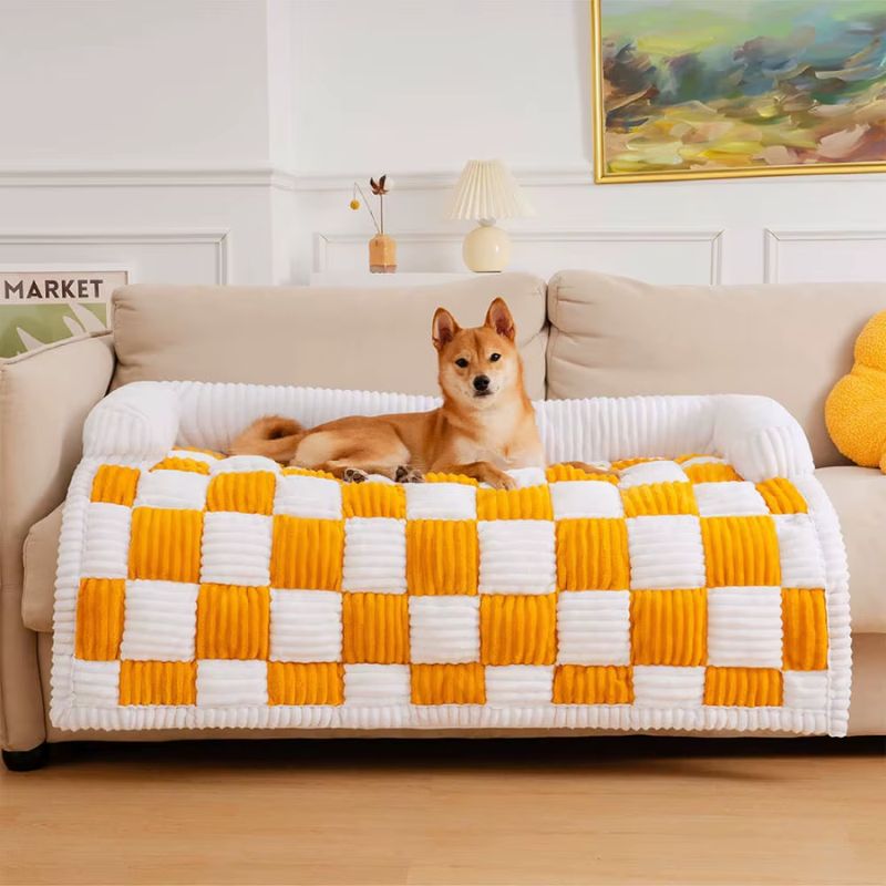 Checked dog bed for large dogs - BigDog Accessories™