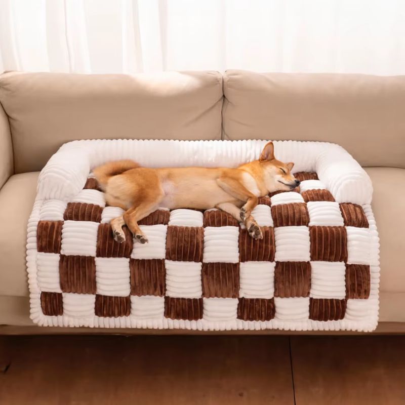 Checked dog bed for large dogs - BigDog Accessories™