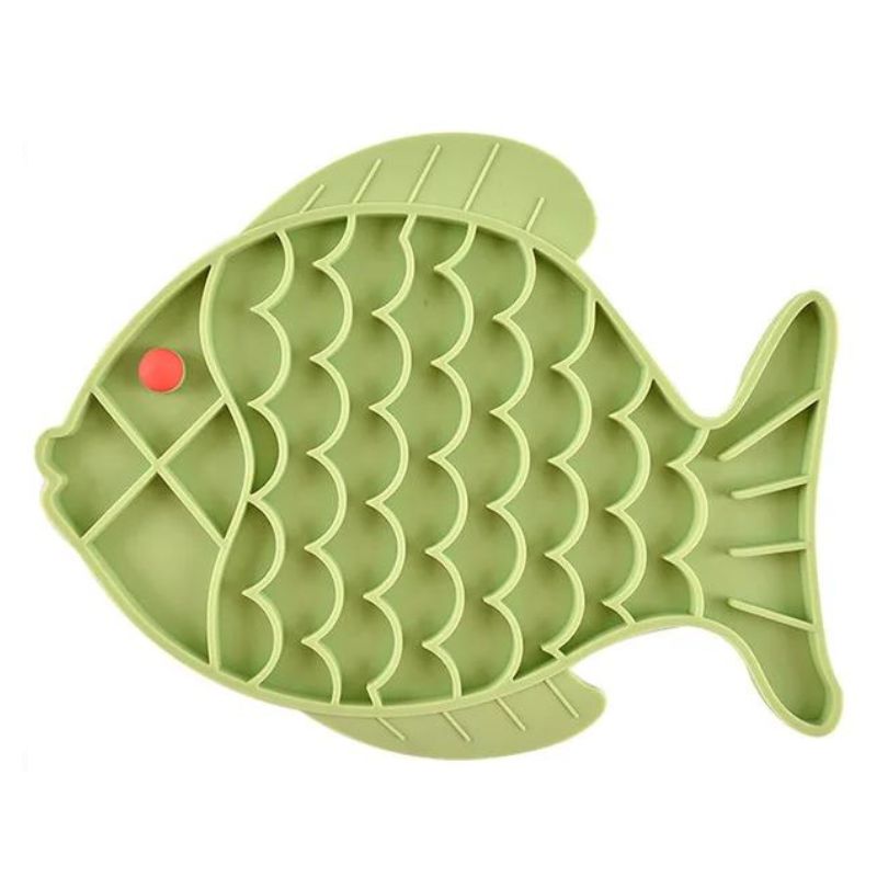 Fish-shaped lick mat for dogs - BigDog Accessories™